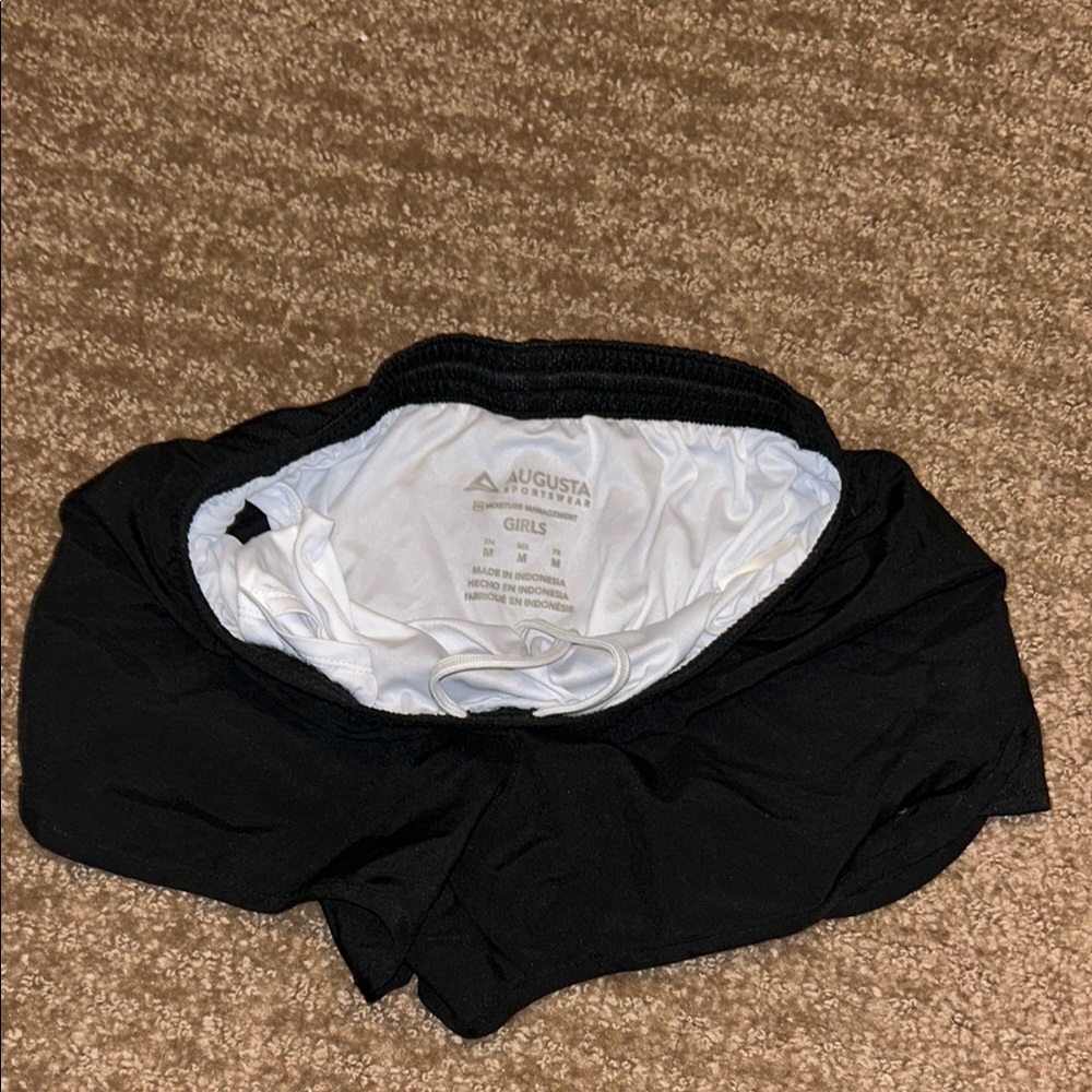 Augusta Sportswear Black Girls' Shorts